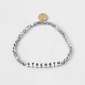 Little Words Project Strength Beaded Bracelet NWT
